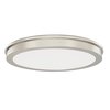 Energetic Lighting LED 14-inch Slim Flushmount, Brushed Nickle, 3 CCT Selectable Ceiling Lamp FMS01R16E92750-TF-BN